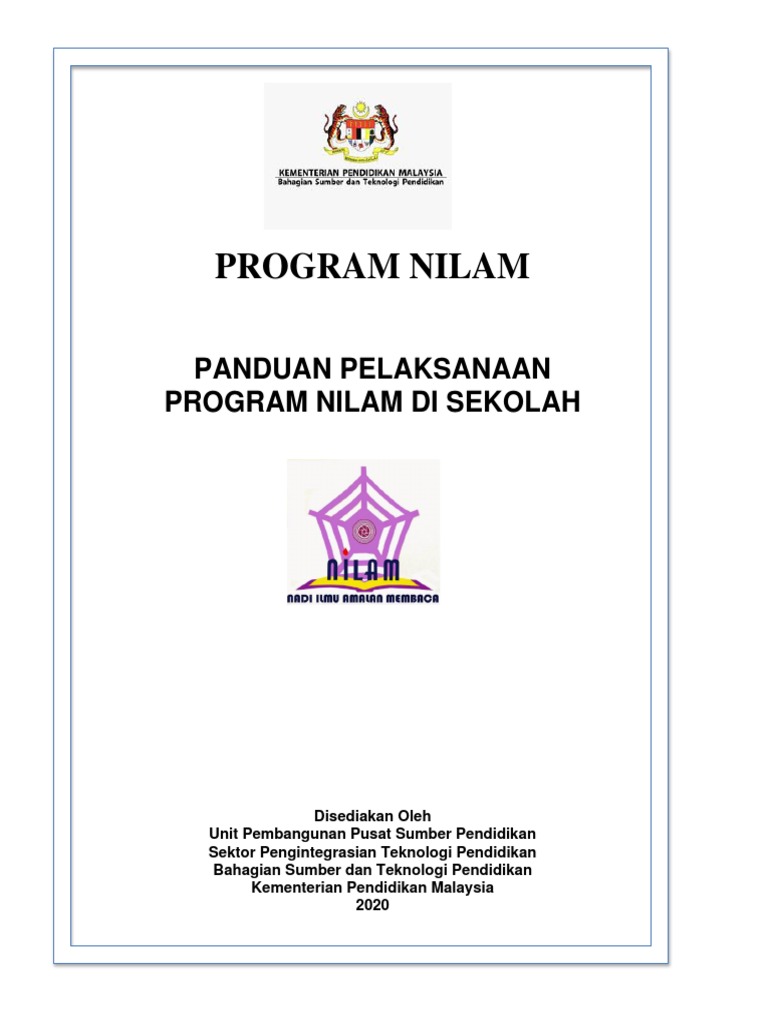 Panduan Program Nilam 2021 Pdf