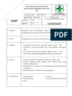 8.2.5.1 Sop Identifikasi Dan Pelaporan Kesalahan Pemberian Obat Dan KNC