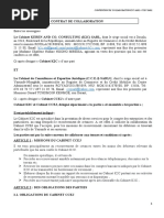 CONVENTION DE COLLABORATION K2C ET CCEJ