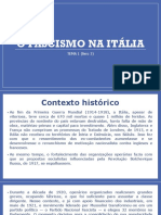 o Fascismo Na Itália (Livro 3)
