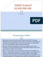 Konsep Zakat Dalam Islam