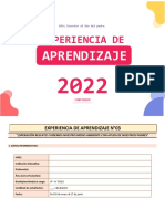 Experiencia de Aprendizaje N°03