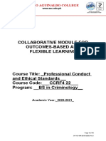 EAC Professional Conduct Module