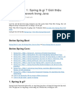 01 Spring Là GìGiới Thiệu Spring Framework Trong Java