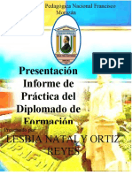 Informe de Práctica Diplomado LESBIA NATALY ORTIZ REYES 2021 