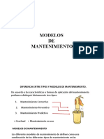 MOdelos de Mantenimiento