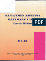 Buku Acuan Manajemen Asfiksia BBL Untuk Bidan