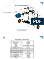 Lista de Partes Hidro 3000-21LPM Solusas