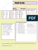 Write The Verb To Be and Change To Short Form.: Re-Arrange The Sentence