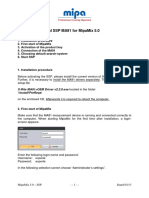 Installation Manual SSP Ma91 For Mipamix 5.0