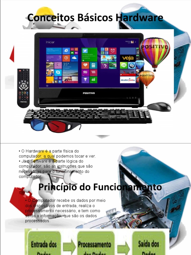 Conceitos Básicos Hardware | PDF | Hardware de computador | Entrada/Saída