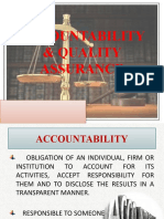 Accountability and Quality Assurance
