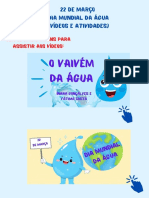 Dia Mundial da Água - Vídeos e Atividades