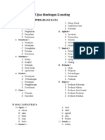 Soal Psikotest 2021 - 2022