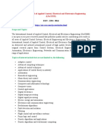International Journal of Applied Control, Electrical and Electronics Engineering (IJACEEE)