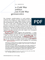 From Cold War Geopolitics To Post-Cold War Geonarcotics - 0