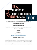 1° ENCONTRO Dos INVISÍVEIS EXPERIMENTAIS VACINA COVID19