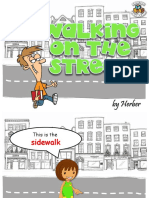 Walking On The Street PPT Flashcards Fun Activities Games Games Picture Desc - 54698