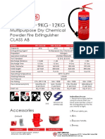 Hercules 1KG 2KG 3KG ABC Dry Powder Fire Extinguisher