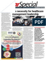 The Necessity For Healthcare Management Leadership: Course Focus