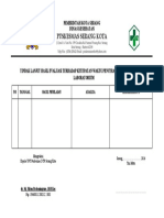 TINDAK LANJUT EVALUASI KETEPATAN WAKTU LAB