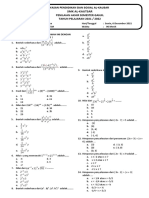 Pas Matematika 2021 Kelas X