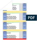 Horarios Clases Microsoft