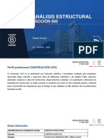 Clase N°00 - Analisis Estructural - 500 - 22.03.2022