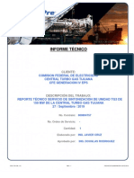 Reporte Tecnico Servicio de Sintonizacion de Unidad TG3 de 150 MW de La CTG PDTE. JUAREZ