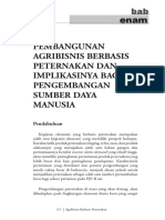 Bab 06 Pembangunan Agribisnis Berbasis Peternakan Dan Implikasinya Bagi Pengembangan Sumber Daya Manusia