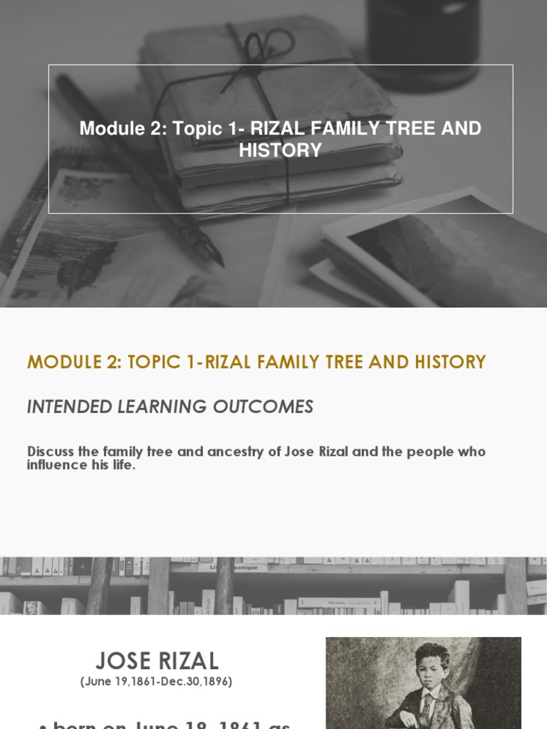 Rizal Family Tree Overview | PDF | History