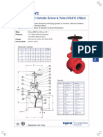 OSY-1H Outside Screw & Yoke 250psi Valve