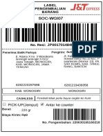 Shipping Label 220630165160218