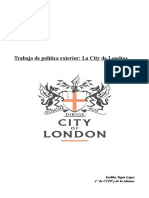 La City de Londres, Trabajo de Política Exterior Endika Tapia