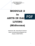 Arts in Daily Living Module 2 PDF