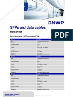 Sfps and Data Cables: Datasheet