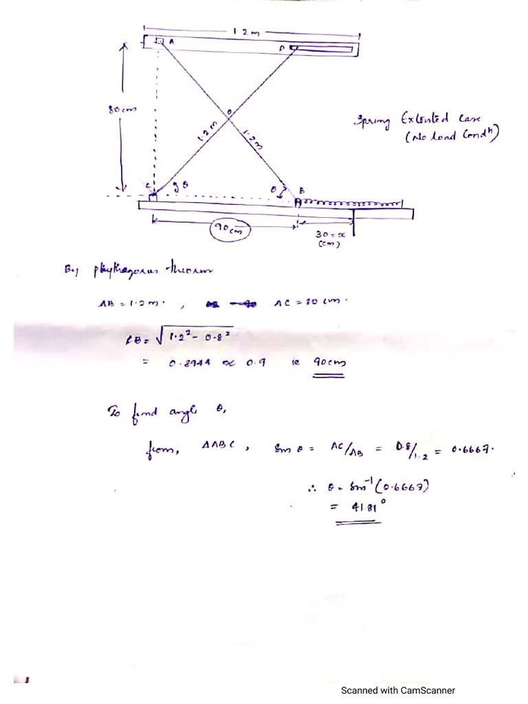 Scissor Lift Equations PDF