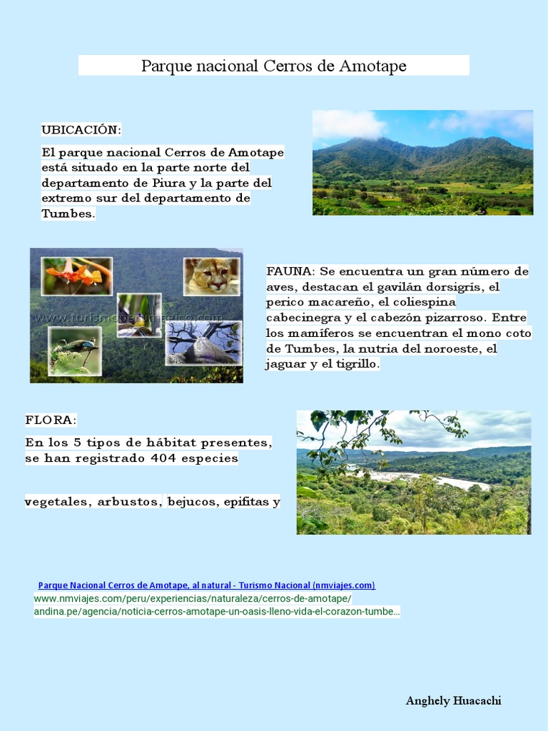 Parque Nacional Cerros de Amotape PDF