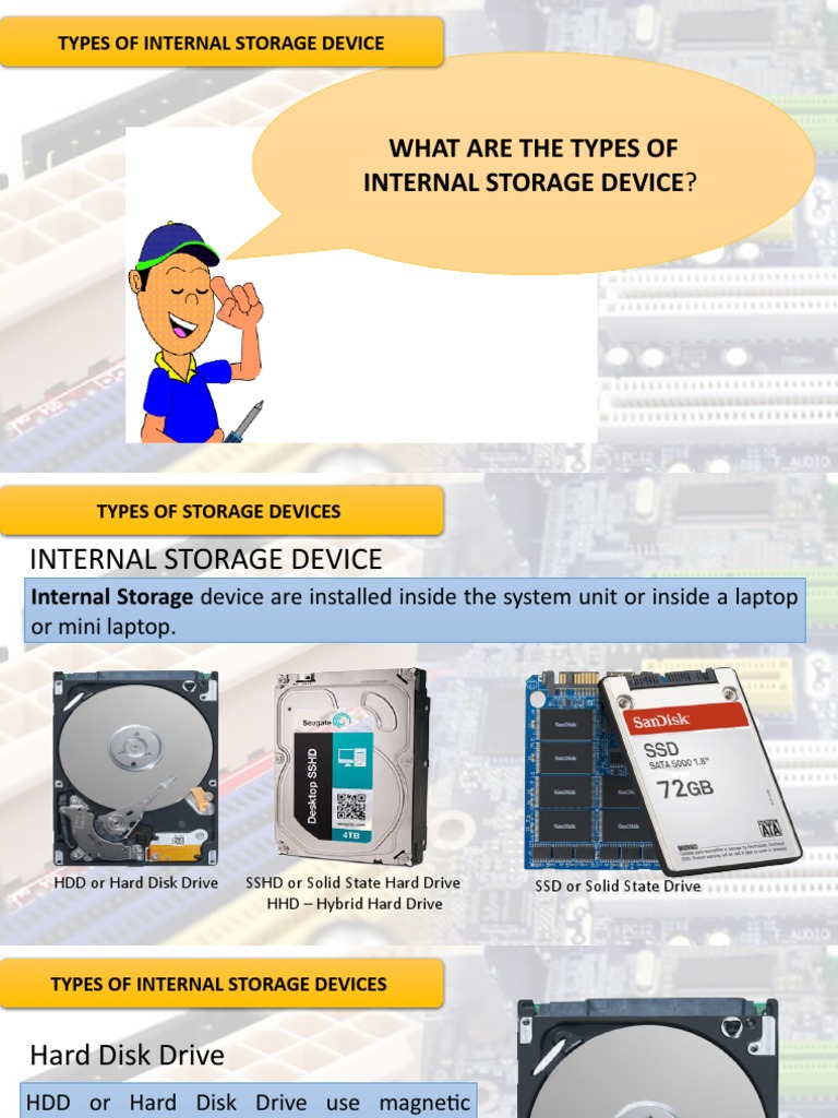 ICT 10Week 6 Lesson Types of Storage Device PDF Blu Ray Dvd