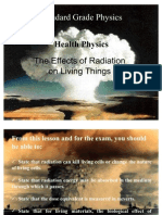 Ionising Radiation and Living Things