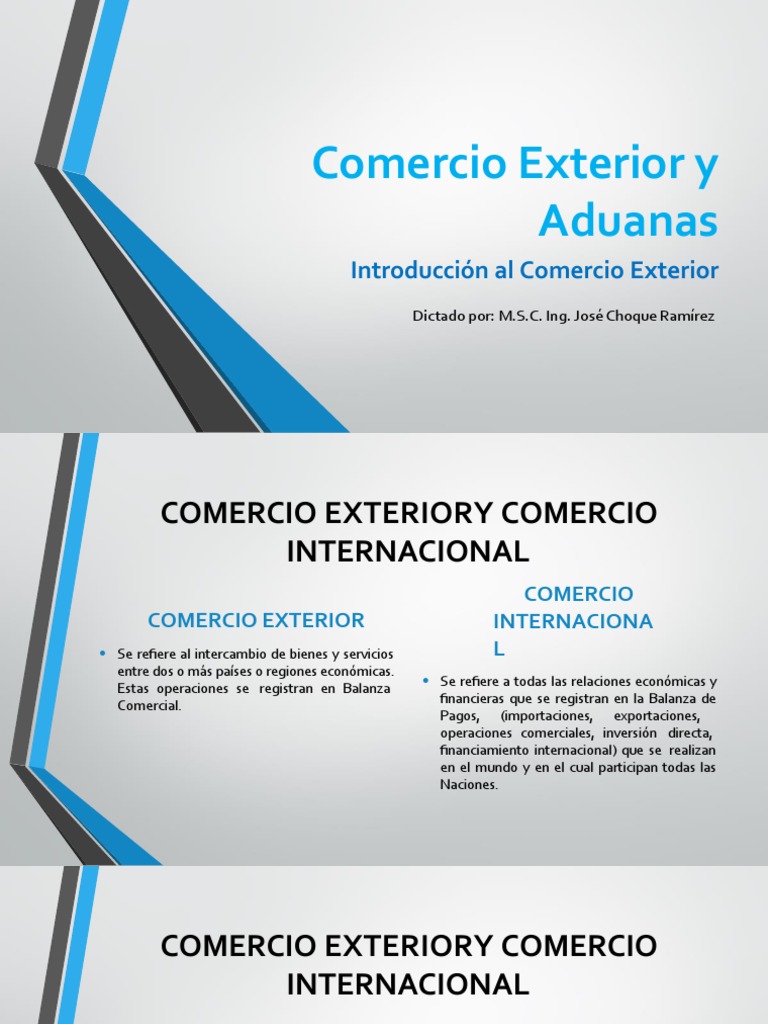 Capacitación Comercio Exterior y Aduanas | PDF | El comercio ...