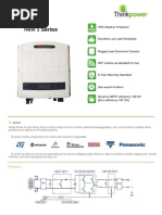 Thinkpower Data Sheet Turtle Single Phase 1kw-6kw (OL)