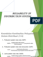 DISTRIBUTION SYSTEM RELIABILITY