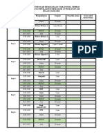 Draf Jadual PPT Ogos 2022