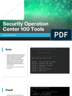 Security Operation Center 100 Tools: Joas Antonio