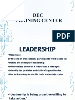 DEC Leadership Qualities