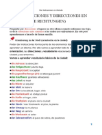 Dar Indicaciones en Aleman