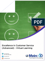 Excellence in Customer Service (Advanced) - Virtual Learning