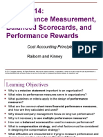 Performance Measurement, Balanced Scorecards, and Performance Rewards