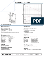 Data Sheet KTZ47.5-53: Specification Shaft Seal